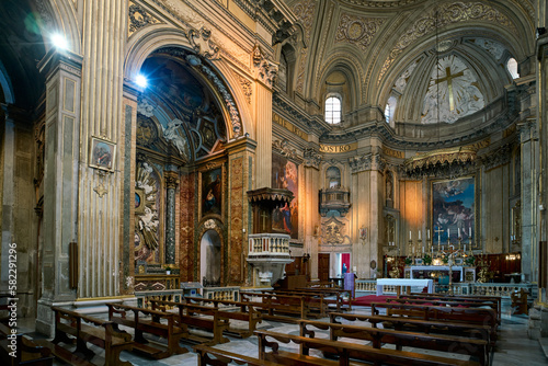 Basilica di Sant'Eustachio, baroque styled church in the Campo Marzio district of Rome, Italy  © Paolo