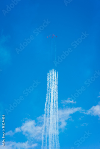 Obraz na płótnie Airshow, samoloty, lotnictwo w salonie