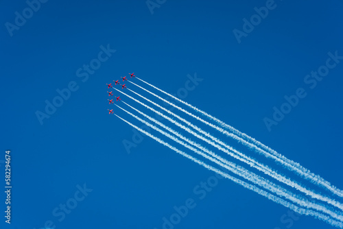 Obraz na płótnie Airshow, samoloty, lotnictwo w salonie