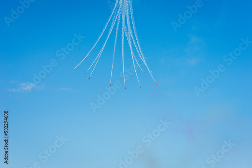 Obraz na płótnie Airshow, samoloty, lotnictwo w salonie