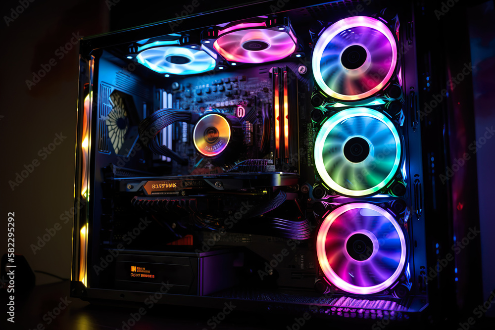 concept design of gaming workstation station custom pc computer build ...