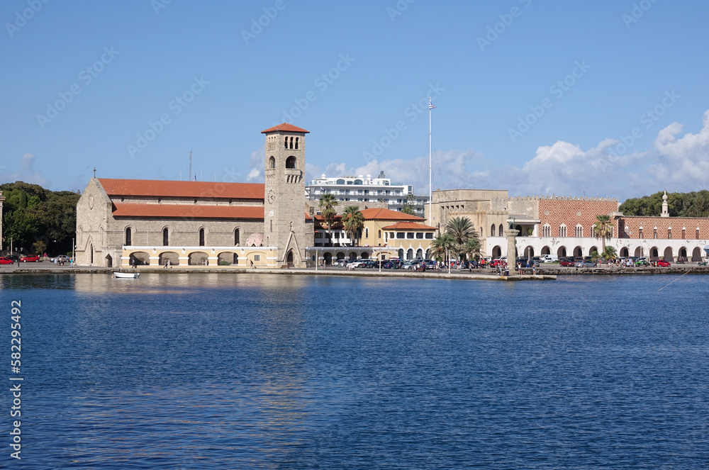 Ekklisia Evangelismou am Mandrakihafen in Rhodos-Stadt Ekklisia Evangelismou am Mandrakihafen in Rhodos-Stadt