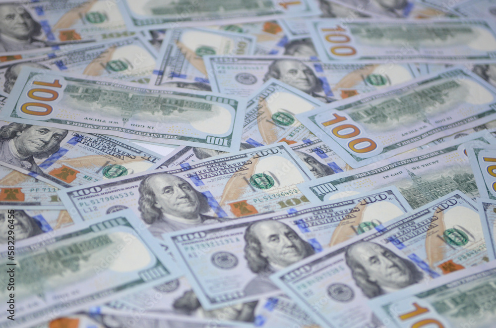 One hundred dollar bills One hundred dollar bills