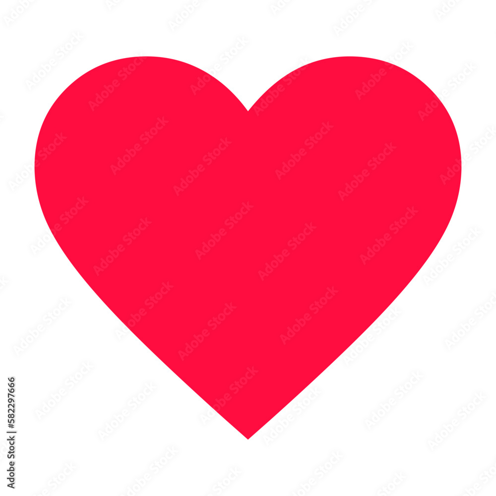 Heat Icon. Heart Shape. Heart Vector Illustration