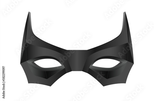 Sign symbol logo template vector graphic design illustration isolated white background black mask 3d vector template element. Vector illustration.