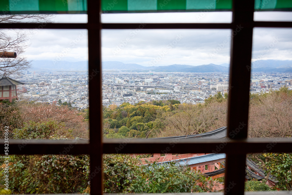 京都タワーから見た京都市 京都タワーから見た京都市