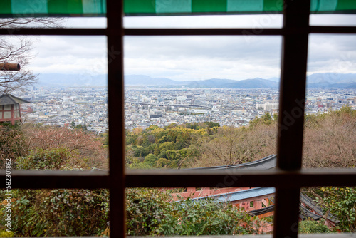 京都タワーから見た京都市