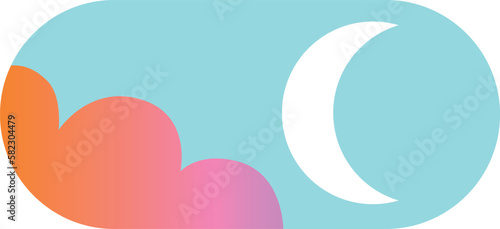Day and Night Mode Switcher for Phone Screens. Vector. Light and Dark Buttons. Switch to dark or light mode. On Off Switch Element for Mobile App, Web Design, Animation.