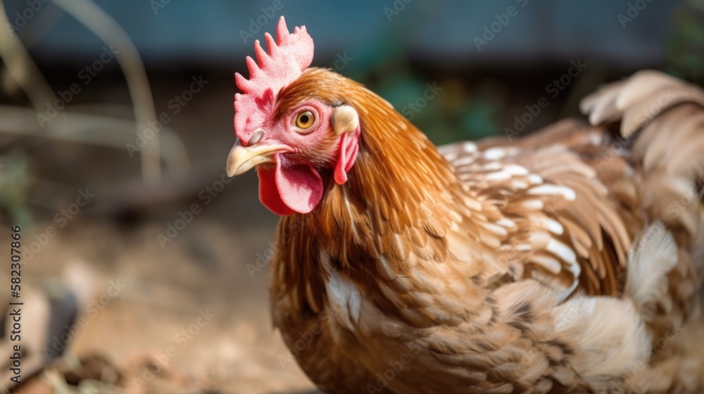 A photo of a Chicken, Generative AI