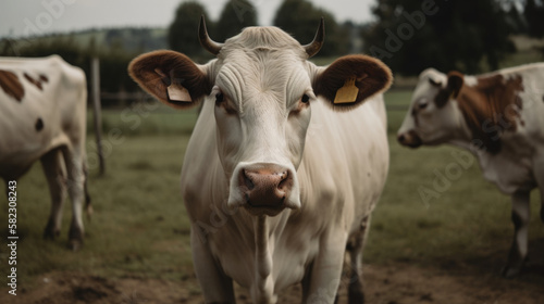 Photo of a Cow  Generative AI