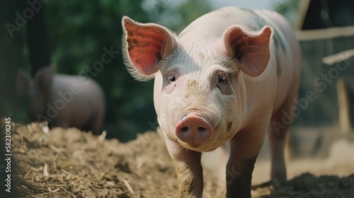 A Pig in a Farm, Generative AI