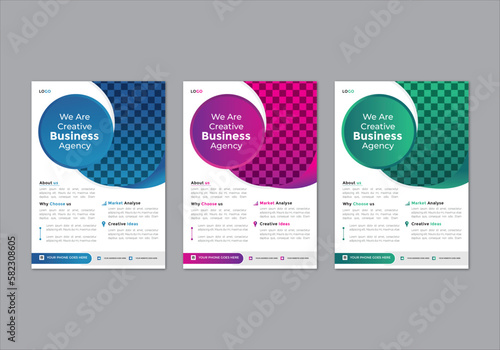 modern professional business flyer design corporate template