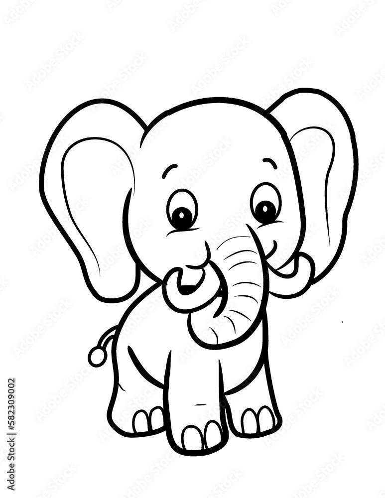 Naklejka premium elephant