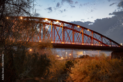 Puente metalico de Alzira © isaac