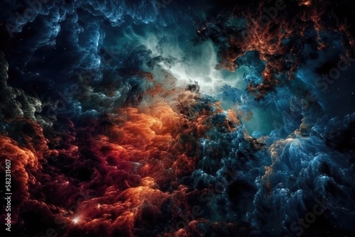 universe without end. Amazing cosmic photographs of stars, galaxies, and nebulas. This image's components were provided by NASA. Generative AI