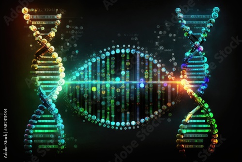 illustration of human DNA