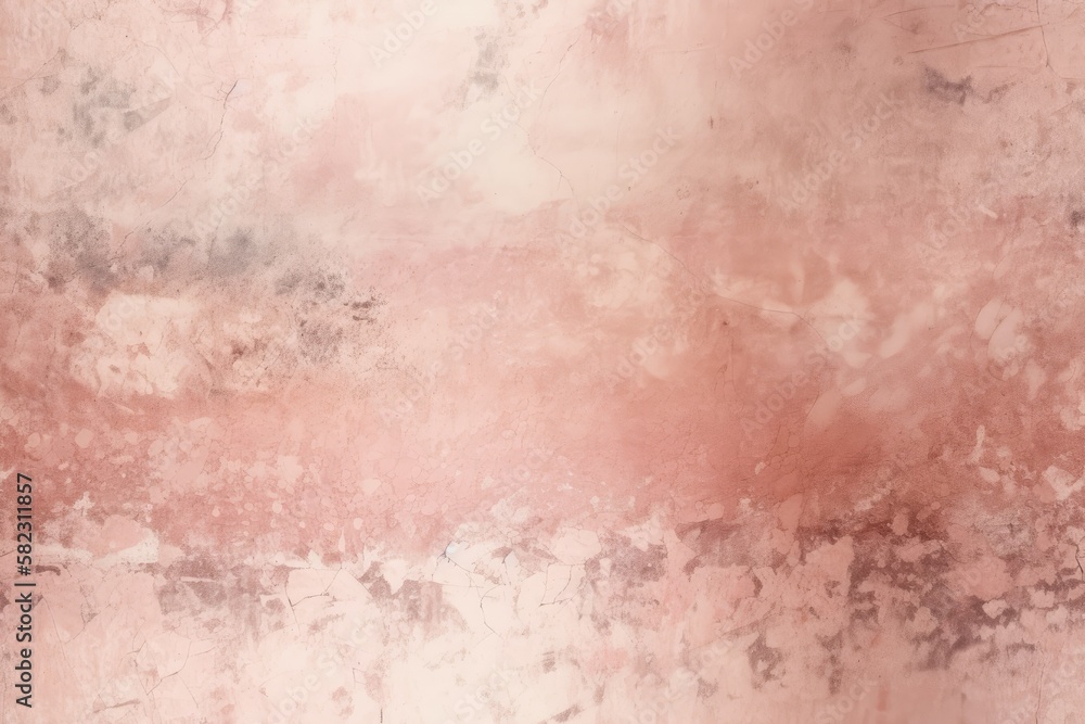 vague delicate pink Texture and background. The room's empty wall is painted a soft pink tone. bright surface with texture. Soft Lovely web banner or background with copy space. Generative AI