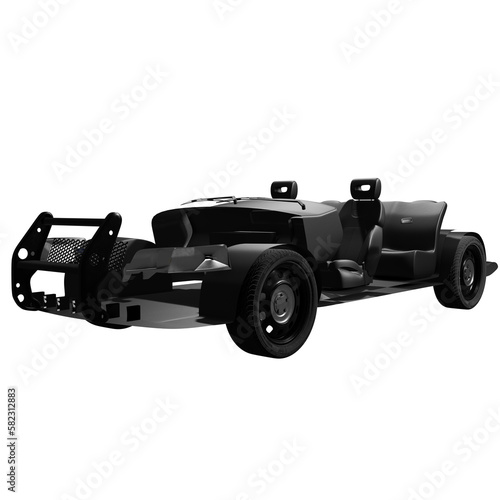 3D RENDER CAR BODY