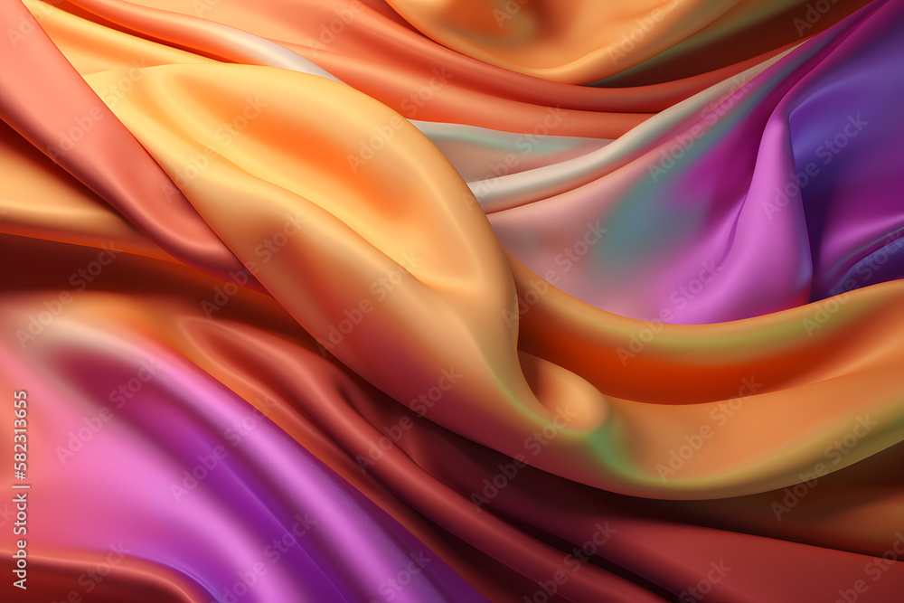 silk fabric backdrop Generative AI silk fabric backdrop Generative AI