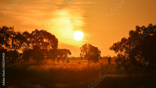 Outback Sunrise of Australia Queensland