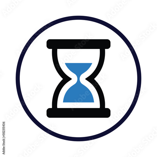 glass hour, waiting , time, glass hour waiting icon