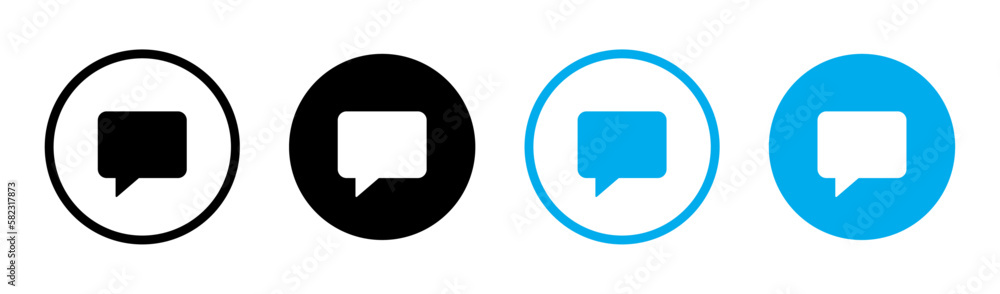 Message icon set Message icon set