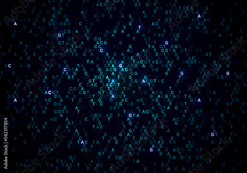 DNA code data background. Abstract agct genetic medical genomic human data background design
