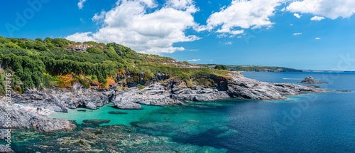 Bessys Cove, The Enys, South West Coast Path, Penzance, Cornwall, England