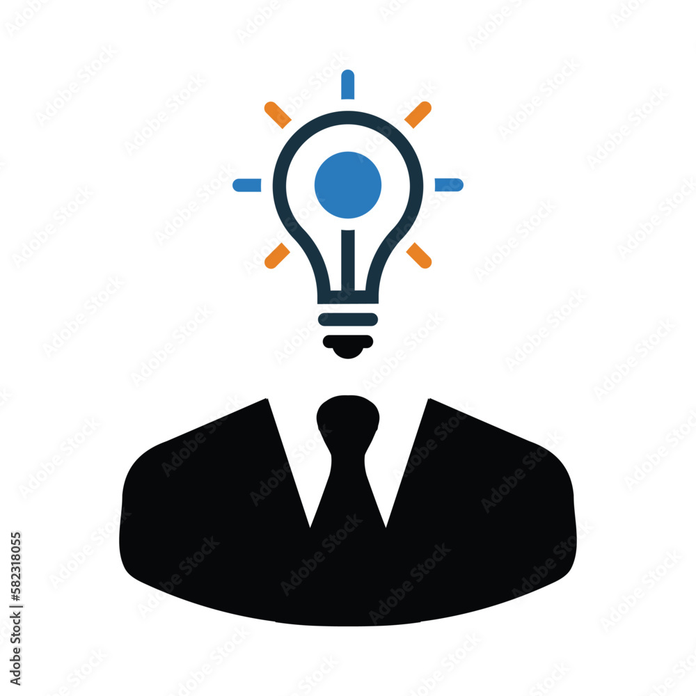 man, bulb, light bulb, head, creative idea man icon man, bulb, light bulb, head, creative idea man icon