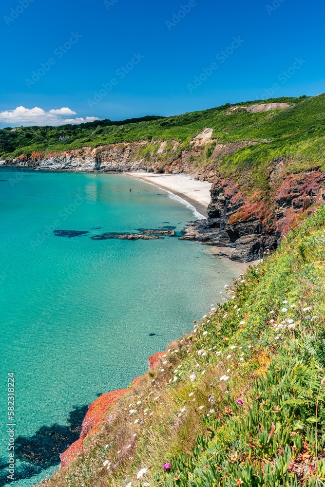 Kenneggy Cove, South West Coast Path, Penzance, Cornwall, England