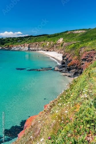 Kenneggy Cove, South West Coast Path, Penzance, Cornwall, England