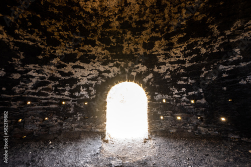 Looking Through The Door of Kiln In Death Valley