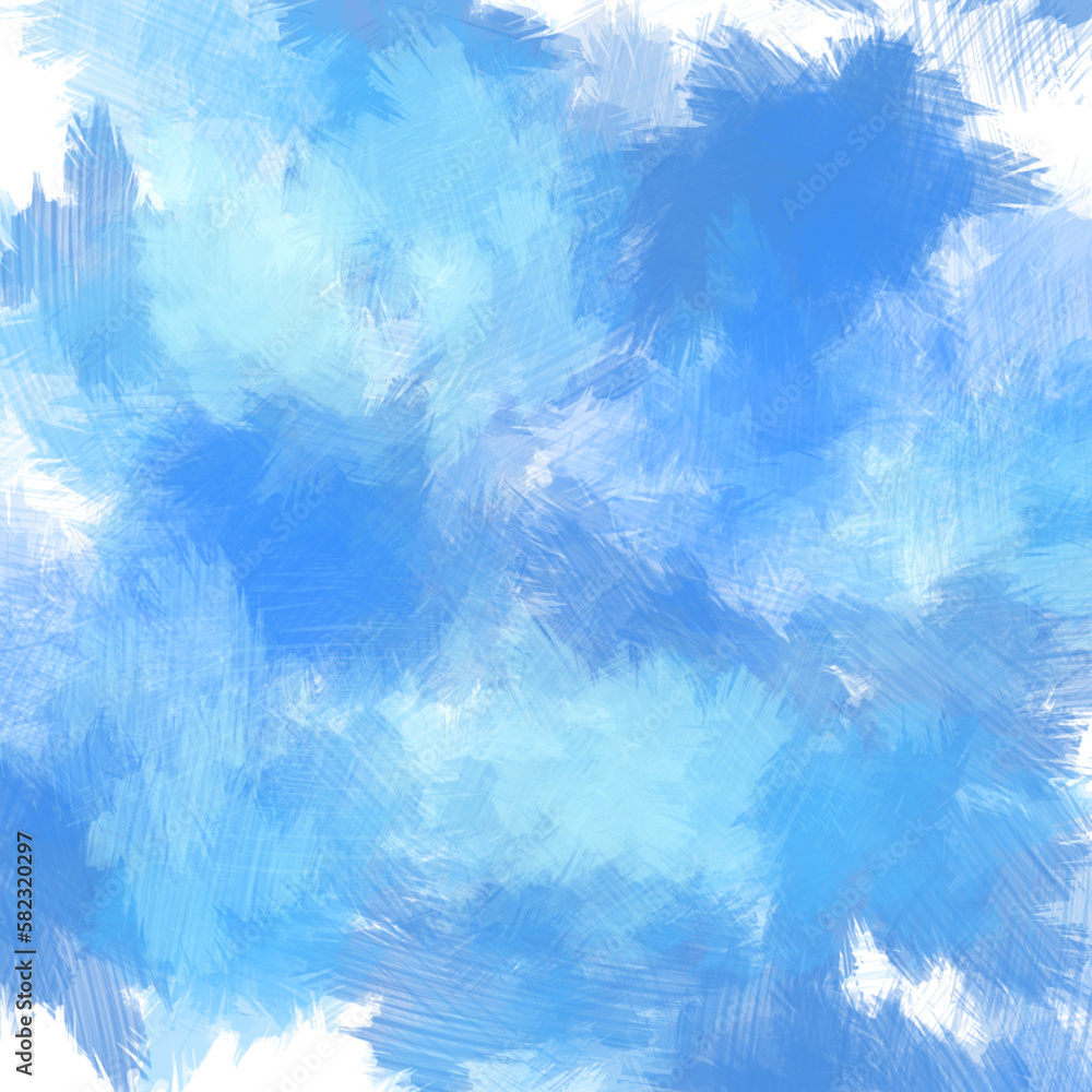 Aesthetic blue splash color