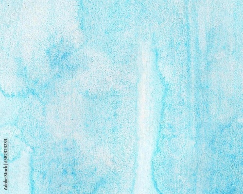 Hand painted abstract blue watercolor background. Modern painting.