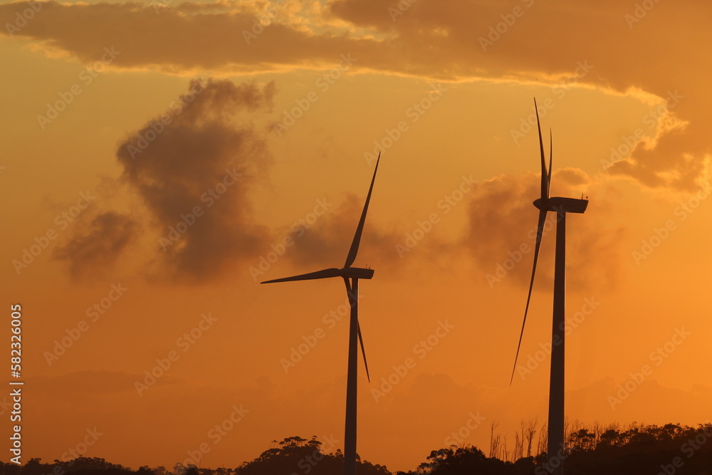 Obraz premium Turbina de energia renovavel
