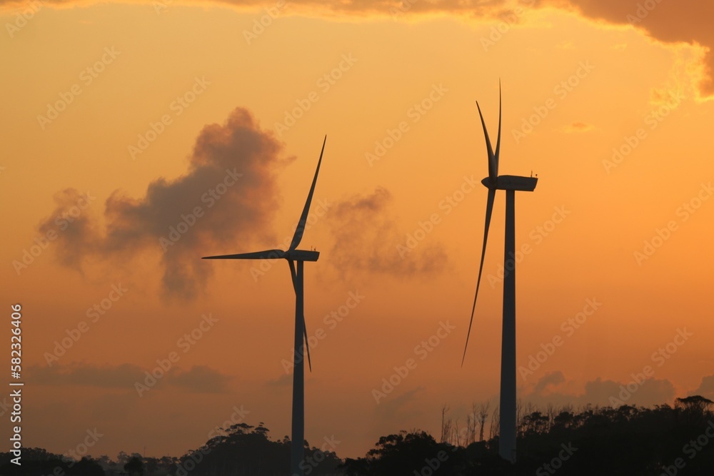 Obraz premium turbinas de energia renovável