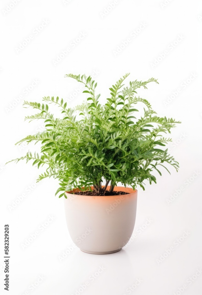 Home plants in pots on white isolated background Home plants in pots on white isolated background