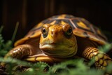 Intriguing Box Turtle, created with Generative AI technology