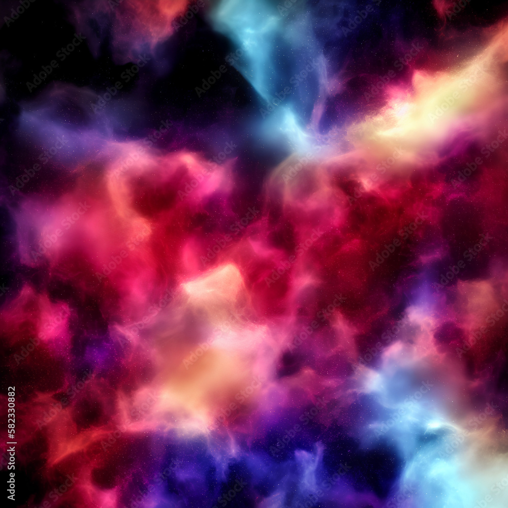 abstract background, abstract space background, abstract gas, nebula, unusual bright nebula, space background, space gas, space fantasy 3D render
