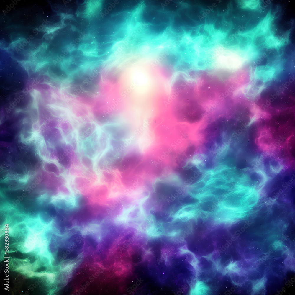 colorful space background