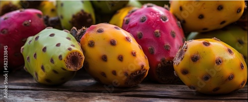 prickly pear cactus fruits