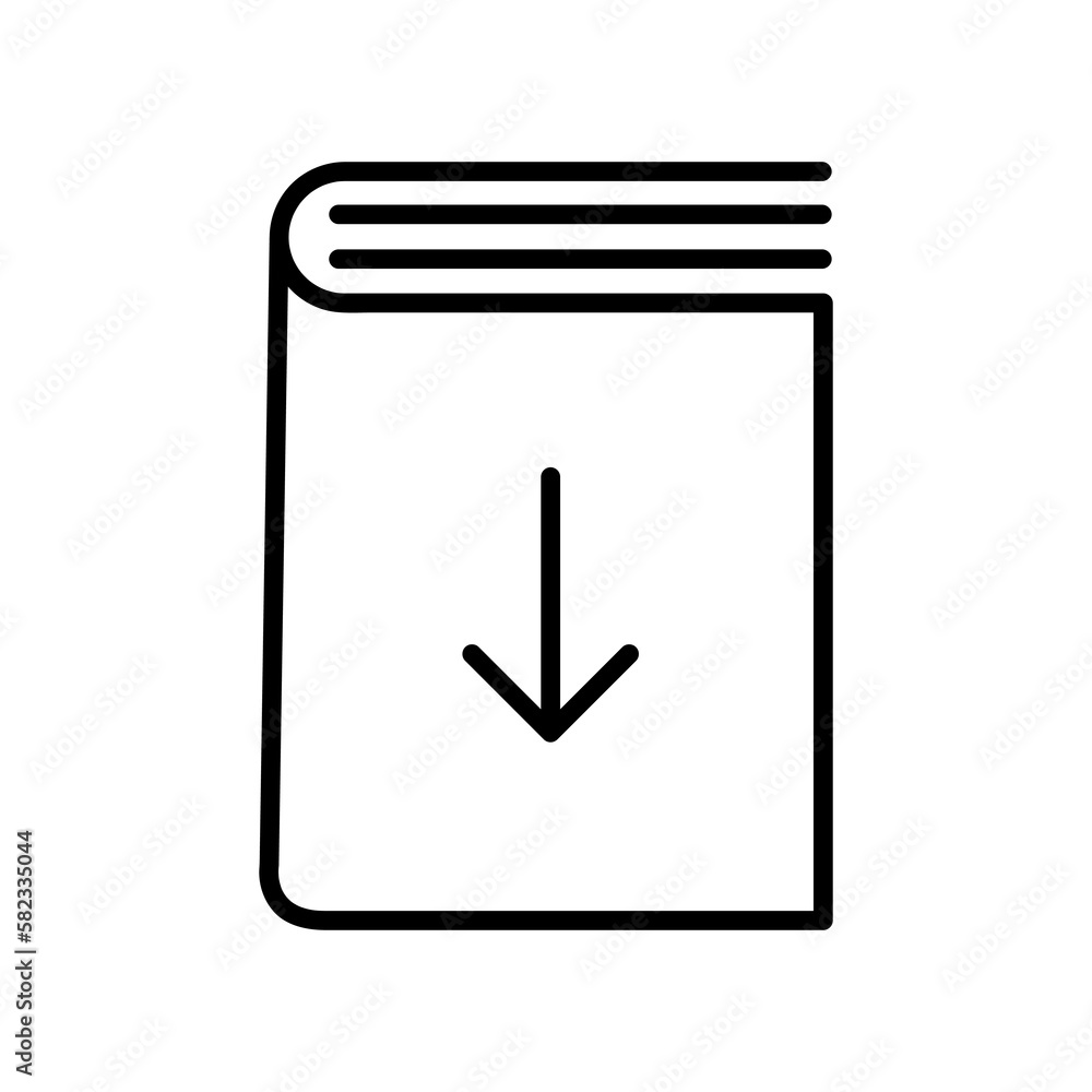 Download book , ebook symbol. Modern, simple flat vector illustration on white background..eps Download book , ebook symbol. Modern, simple flat vector illustration on white background..eps