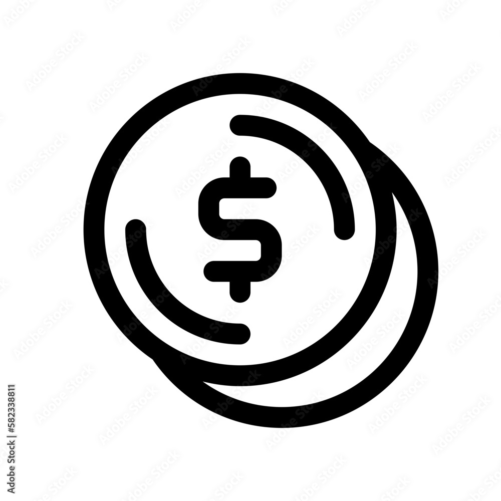 Editable coin change vector icon. Part of a big icon set family. Finance, business, investment, accounting. Perfect for web and app interfaces, presentations, infographics, etc Editable coin change vector icon. Part of a big icon set family. Finance, business, investment, accounting. Perfect for web and app interfaces, presentations, infographics, etc