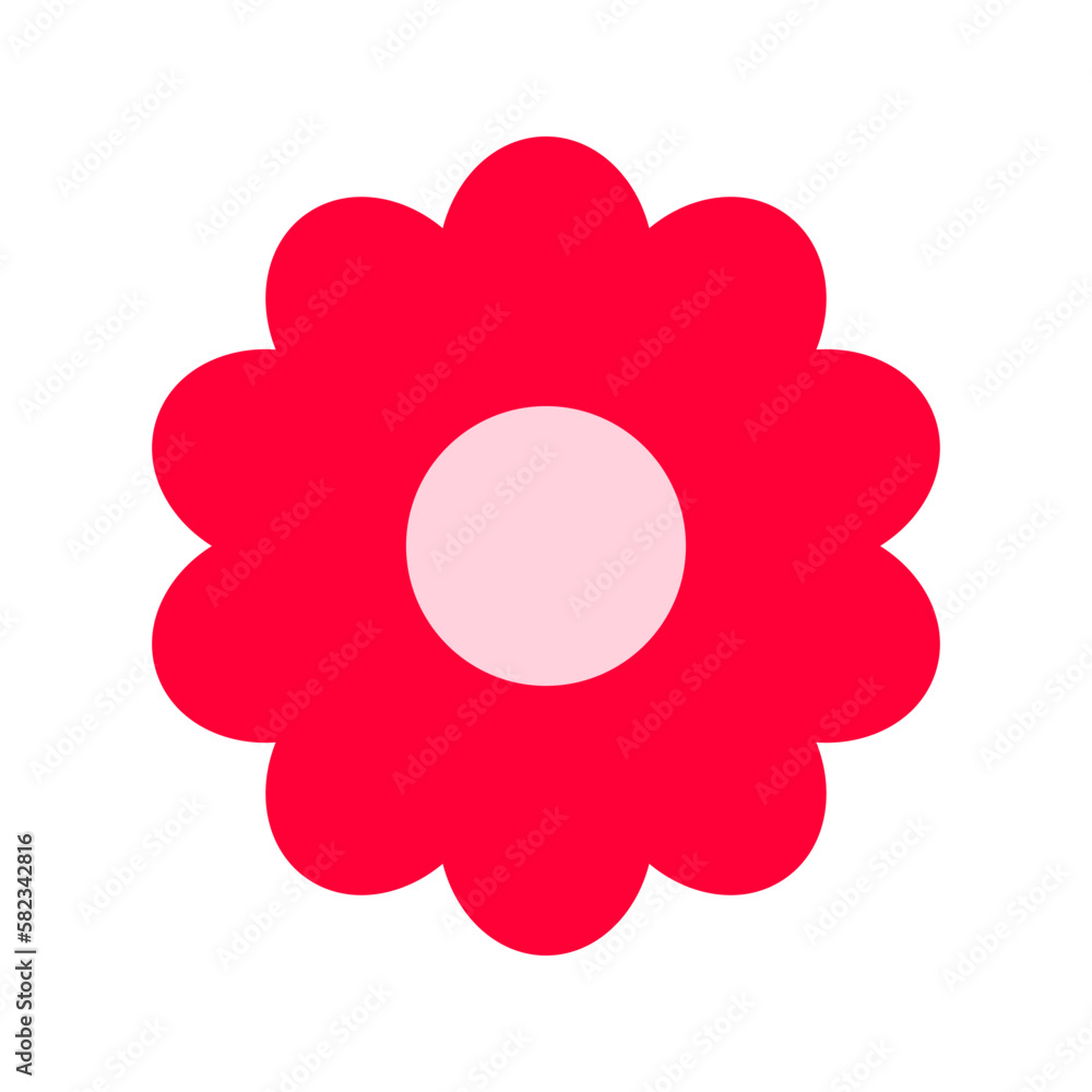 Flower icon. Vector isolated illustration Flower icon. Vector isolated illustration