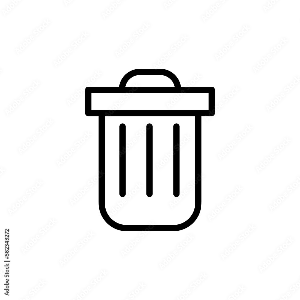 Delete vector icon trendy style illustration on white background..eps Delete vector icon trendy style illustration on white background..eps