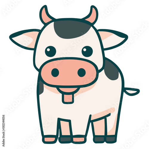 gray cow farm animal