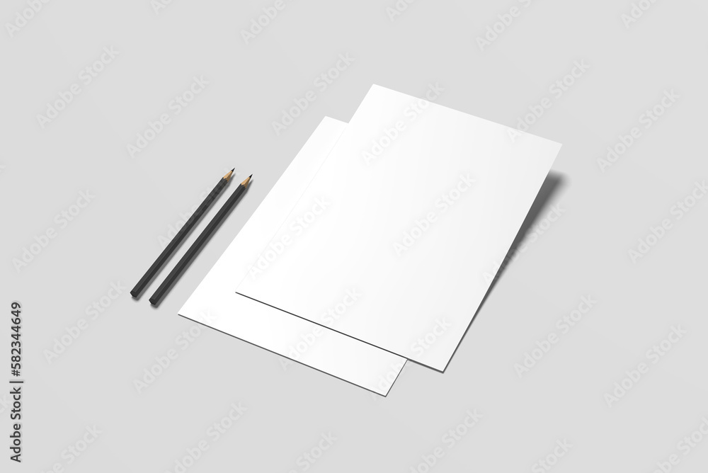 A4 Flyer blank mockup A4 Flyer blank mockup