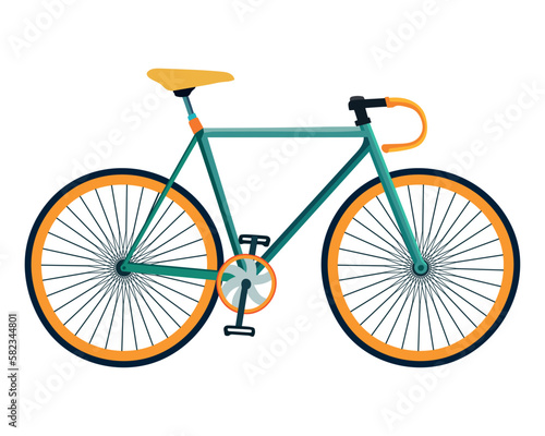 green race bicycle photo
