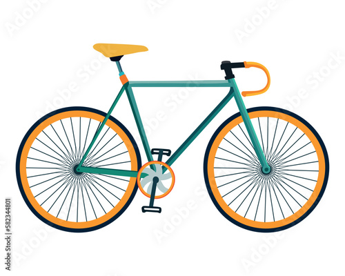 green race bicycle