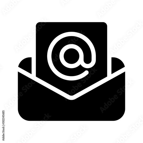 Mail Envelope icon. Vector isolated illustration